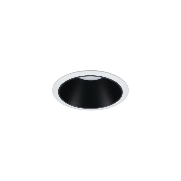 Recessed luminaire matt black reflector LED 6.5W 3-step dimmable COLE