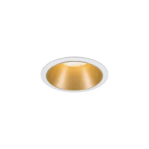 Recessed luminaire matt gold reflector LED 6.5W 3-step dimmable COLE