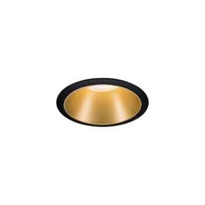 Recessed luminaire matt gold reflector LED 6.5W 3-step dimmable COLE