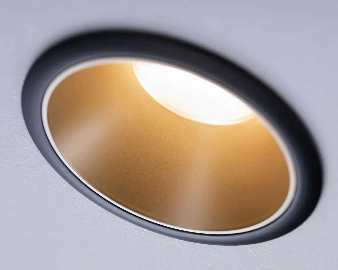 Recessed luminaire matt gold reflector LED 6.5W 3-step dimmable COLE - sale