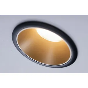 Recessed luminaire matt gold reflector LED 6.5W 3-step dimmable COLE