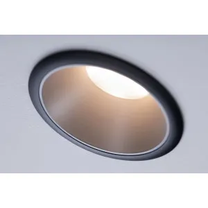 Recessed luminaire matt silver reflector LED 3x6.5W 3-step dimmable COLE