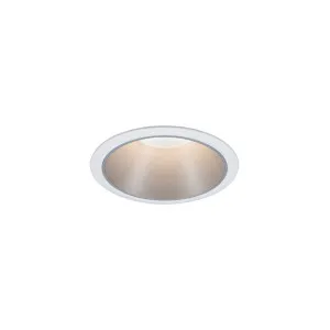 Recessed luminaire matt silver reflector LED 6.5W 3-step dimmable COLE