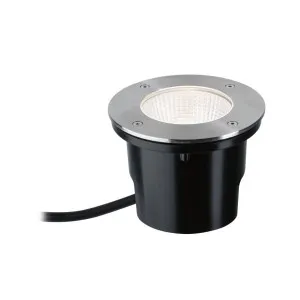 LED įleidžiamas grindų šviestuvas Durea IP67, apvalus 153 mm