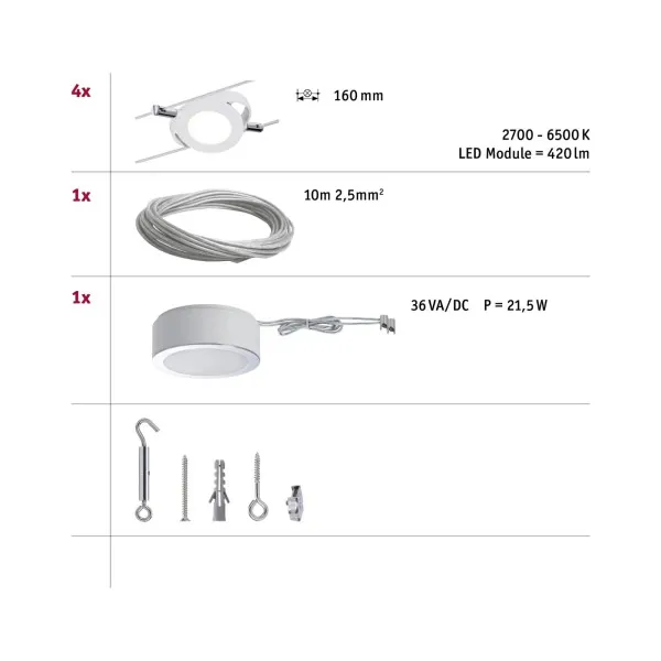 Bluetooth wire system set 4x4W ROUNDMAC