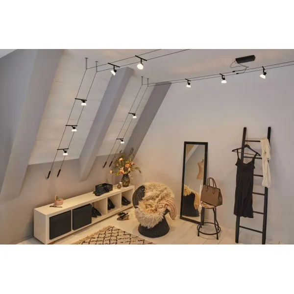 Cable system black matt Sheela Basic Set