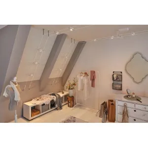 Wire system set 5x10W white  matt MAC II