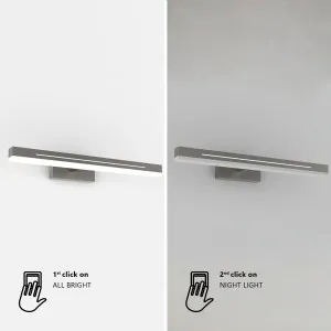 Seinavalgusti kroom Otis 60