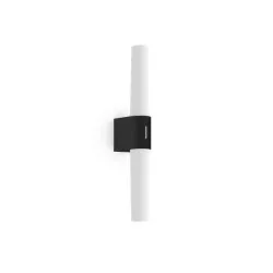 Wall light black Helva Double Basic