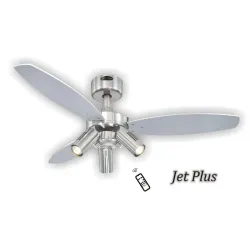 Laeventilaator harjatud nikkel JET PLUS