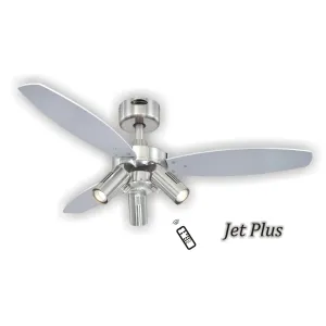 Laeventilaator harjatud nikkel JET PLUS