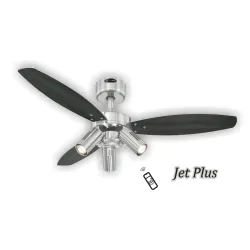 Laeventilaator harjatud nikkel JET PLUS