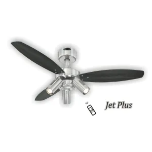 Laeventilaator harjatud nikkel JET PLUS