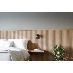 Wall lamp black CLEMENT