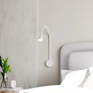 Sieninis šviestuvas Amara, baltas