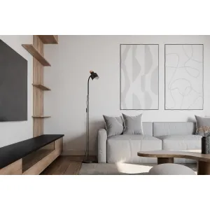 Floor lamp black Ciel