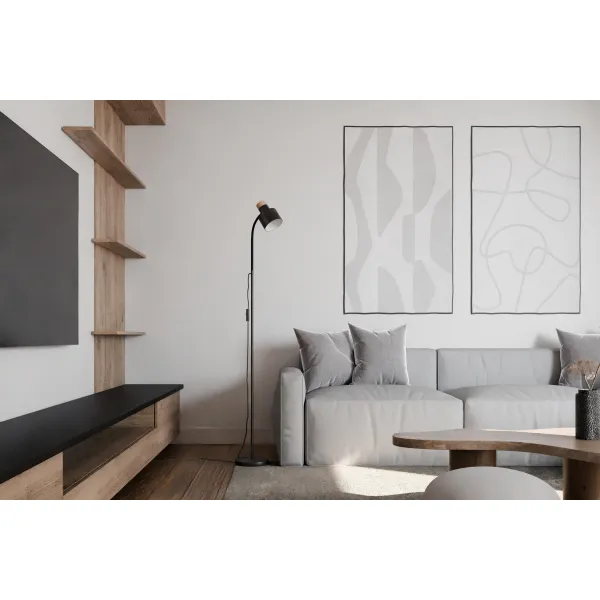 Floor lamp black Ciel