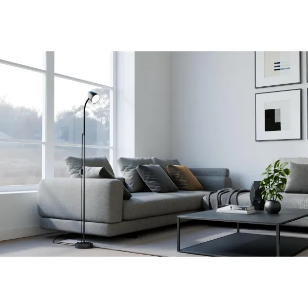 Põrandalamp Juniper must