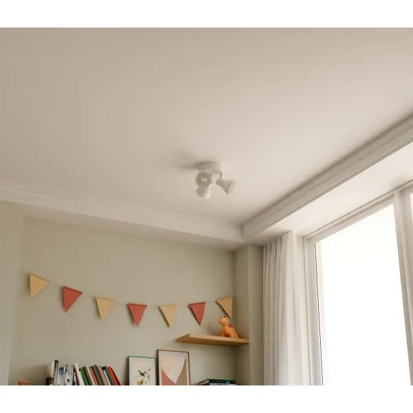 Ceiling Spotlight Elvin 3 White