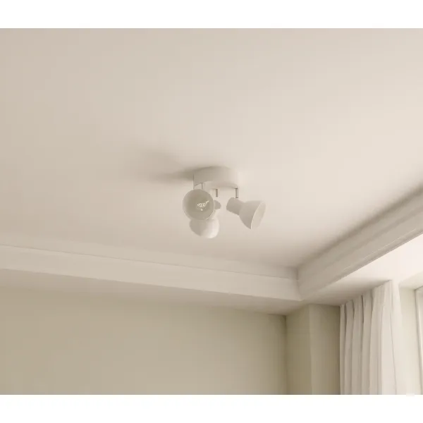 Ceiling Spotlight Elvin 3 White