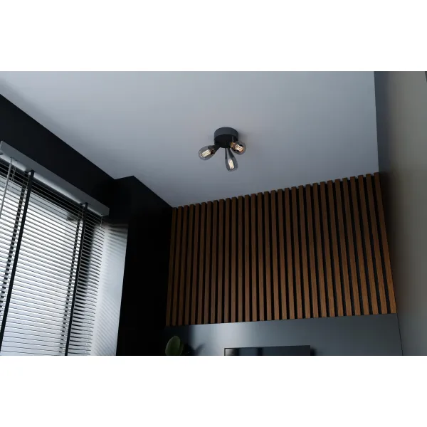 Moon 3-Light Ceiling Light