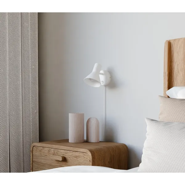 Seinavalgusti Malone valge