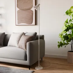 Põrandalamp Malone valge