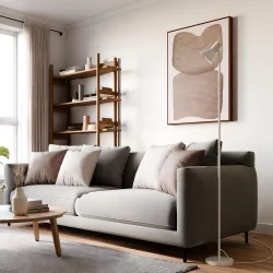 Põrandalamp Malone valge