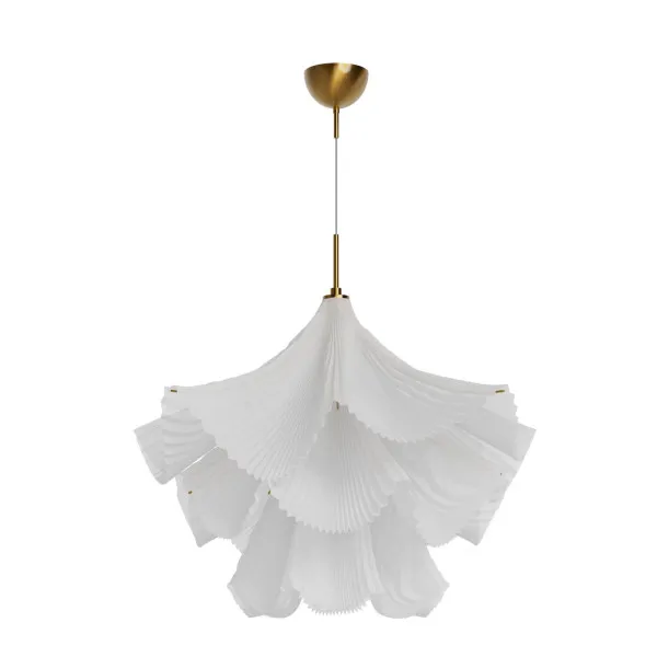 Juliette ripplamp valge