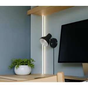 Himmennettävä seinävalaisin musta Elvin