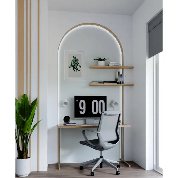 Himmennettävä seinävalaisin valkoinen Elvin