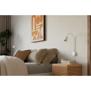 Seinavalgusti valge NUPPU