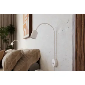 Seinavalgusti valge NUPPU