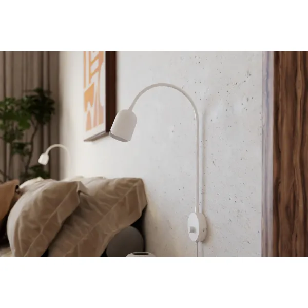 Seinavalgusti valge NUPPU