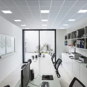 Süvistatav LED valgusti QUADRA MINI Backlit 21W IP41 4000K 1480lm DALI aku 3H valge