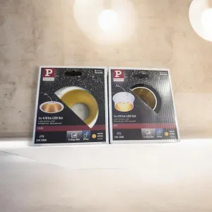 Recessed Matt Gold Reflector Light LED 6.5W 3-Step Dim COLE