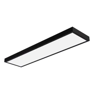 Surface LED Light LONG 40W IP41 4000K 3868lm Standard Black