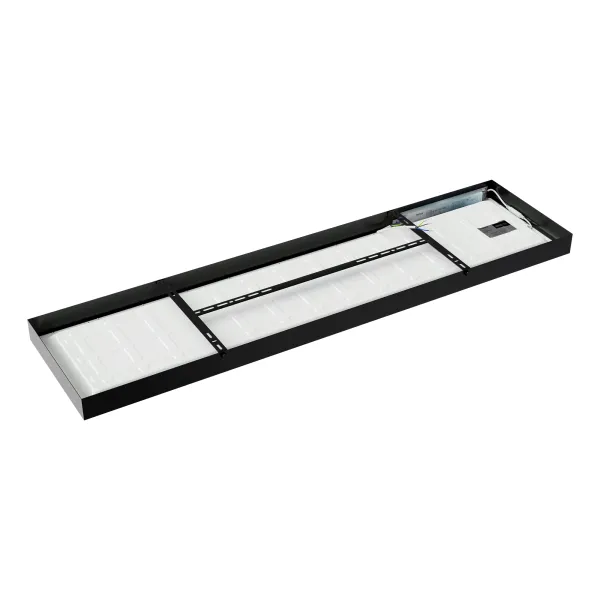 Surface LED Light LONG 40W IP41 4000K 3868lm Standard Black