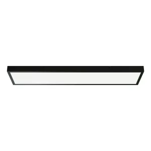Surface LED Light LONG 40W IP41 4000K 3868lm Standard Black