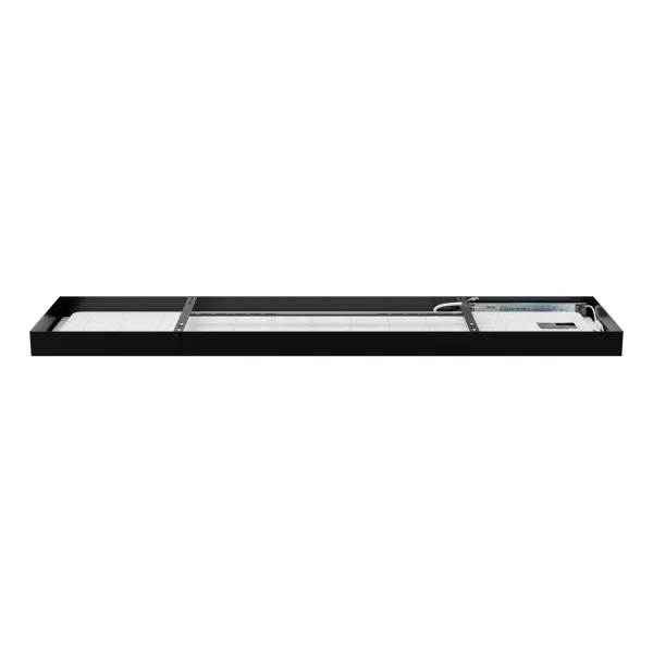 Surface LED Light LONG 40W IP41 4000K 3868lm Standard Black