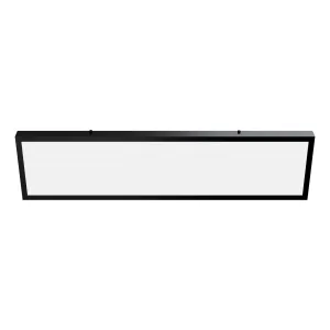 Surface LED Light LONG 40W IP41 4000K 3868lm Standard Black