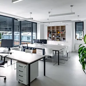 Pendant light LOOK 1500 mm 58W  IP20 3000K 4350lm silver