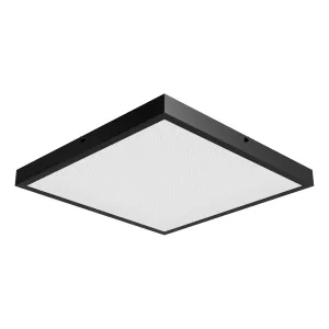 Surface ceiling light 35 - 55W IP41 4000K 2992 - 4129 lm standard black QUADRA UGR