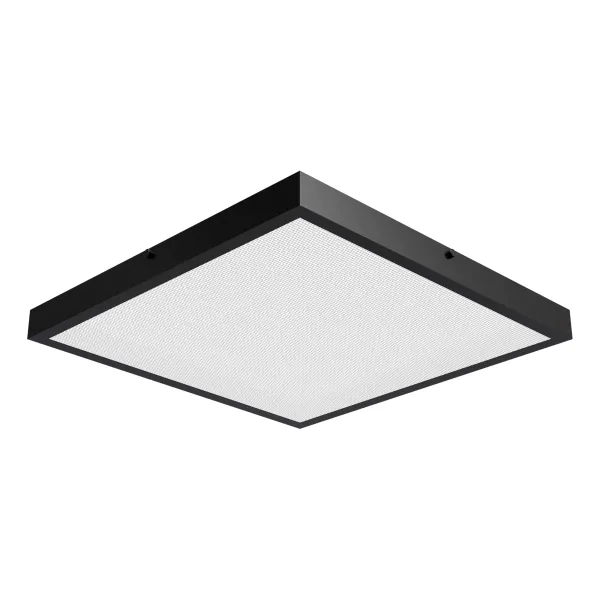 Surface ceiling light 35 - 55W IP41 4000K 2992 - 4129 lm standard black QUADRA UGR