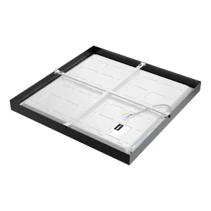Surface ceiling light 35 - 55W IP41 4000K 2992 - 4129 lm standard black QUADRA UGR