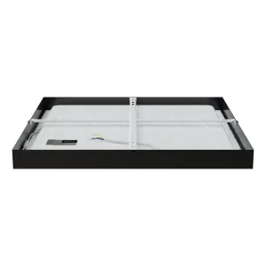 Surface ceiling light 35 - 55W IP41 4000K 2992 - 4129 lm standard black QUADRA UGR