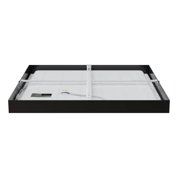 Surface ceiling light 35 - 55W IP41 4000K 2992 - 4129 lm standard black QUADRA UGR