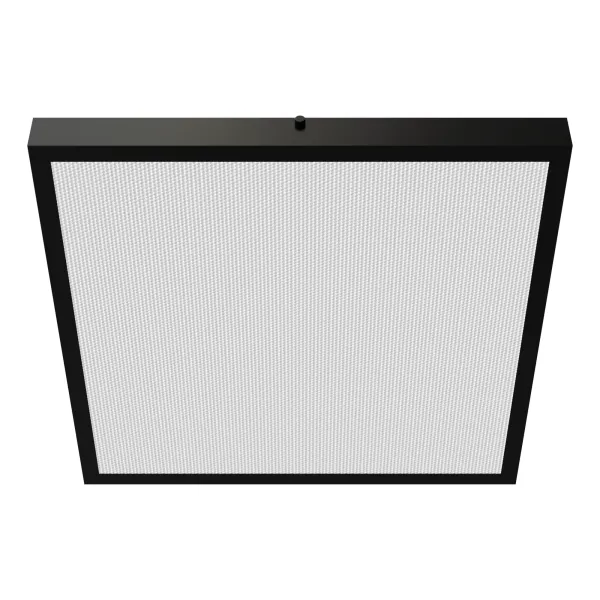 Surface ceiling light 35 - 55W IP41 4000K 2992 - 4129 lm standard black QUADRA UGR