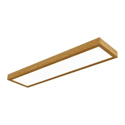 Pinnapealne LED laevalgusti LONG WOODLINE 42W IP20 3000K 3950lm tamm