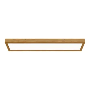 Ceiling light LONG WOODLINE 42W IP20 3000K 3950lm Oak